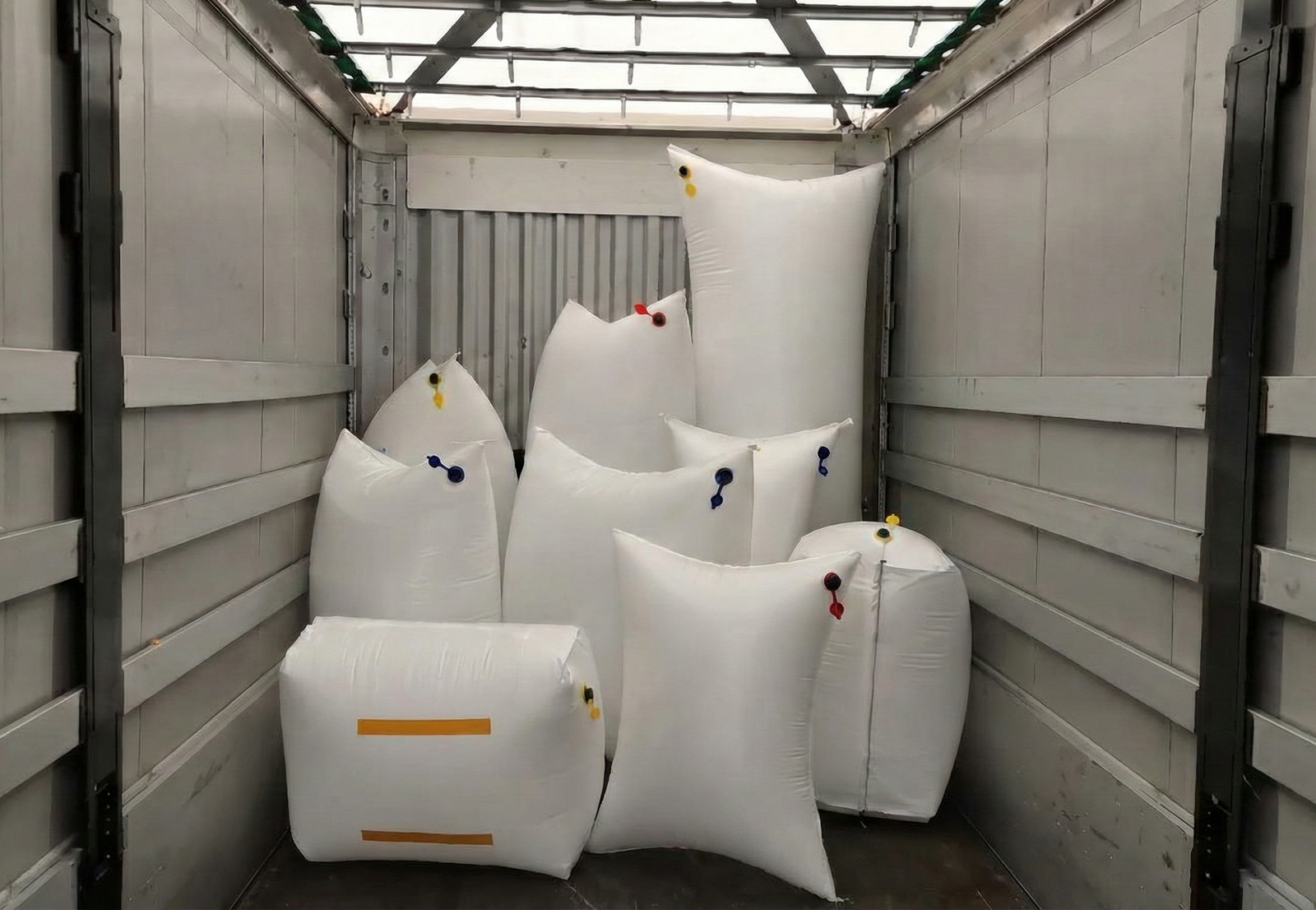 Show Dunnage konteyner hava yastık çeşitleri