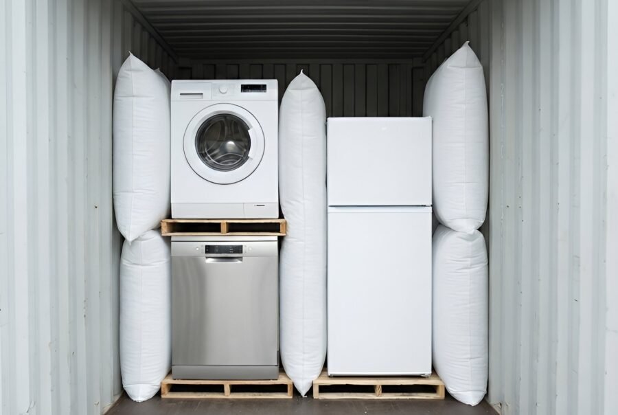 Show Dunnage hava yastığı kullanımı